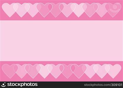 Romantic elegant Valentine's background with hearts - available as eps and jpg