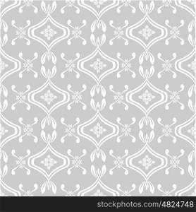 Romantic floral seamless pattern for decoration damask wallpaper, vintage style