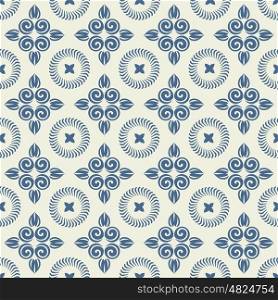 Romantic floral seamless pattern for decoration damask wallpaper, vintage style