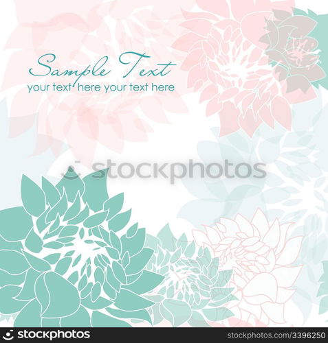 Romantic Flower Background