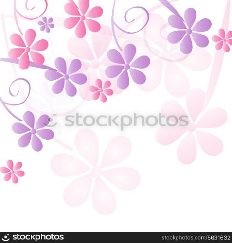 .romantic flower background vector. Vector illustration. EPS 10.