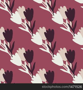 Romantic flowers bouquet seamless pattern on pink background. Vintage floral endless wallpaper. Decorative backdrop for fabric design, textile print, wrapping paper, cover. Vector illustration. Romantic flowers bouquet seamless pattern on pink background. Vintage floral endless wallpape