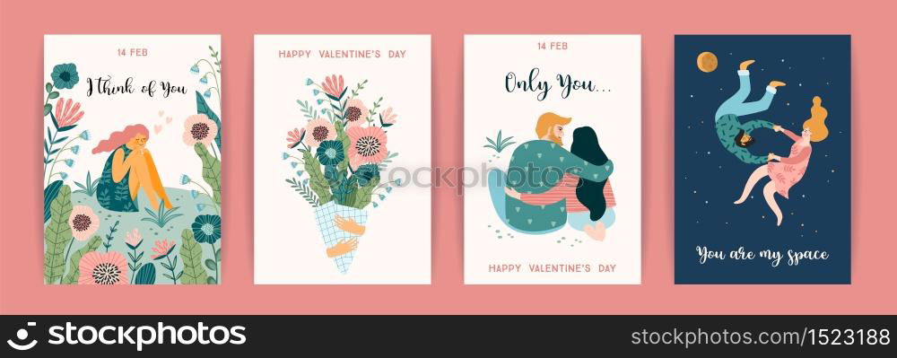 Romantic set of cute illustration. Love, love story, relationship. Vector design concept for Valentines Day and other users.. Romantic set of cute illustration. Vector design concept for Valentines Day and other users.