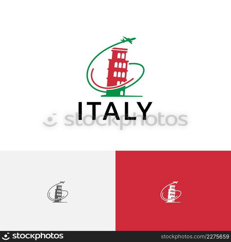 Rome City Italy Tour Travel Holiday Vacation Flight Agency Logo