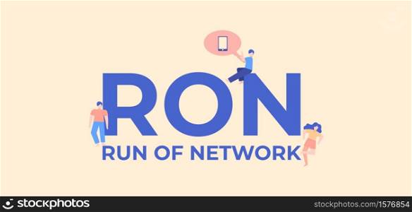 RON run of network. Development and coding technologies application web software digital graphic scripts and business monitoring interfaces poster of mobile vector applications.. RON run of network. Development and coding technologies application web software digital graphic.