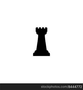 rook chess icon illustration design