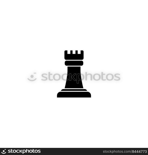 rook chess icon illustration design