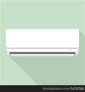 Room air conditioner icon. Flat illustration of room air conditioner vector icon for web design. Room air conditioner icon, flat style