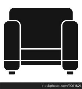 Room armchair icon simple vector. Interior sofa. Modern style. Room armchair icon simple vector. Interior sofa