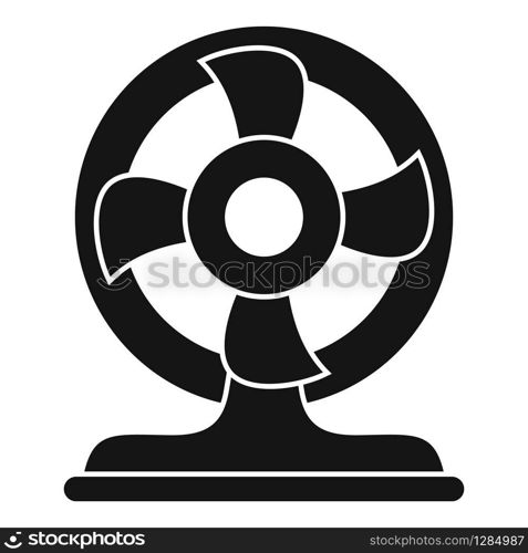 Room filter fan icon. Simple illustration of room filter fan vector icon for web design isolated on white background. Room filter fan icon, simple style