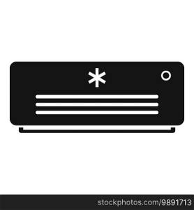 Room service air conditioner icon. Simple illustration of room service air conditioner vector icon for web design isolated on white background. Room service air conditioner icon, simple style