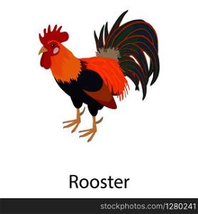Rooster icon. Isometric illustration of rooster vector icon for web. Rooster icon, isometric style
