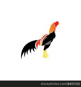 Rooster icon logo vector design template