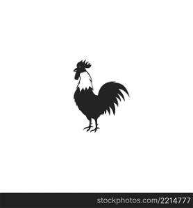 Rooster icon vector illustration logo design