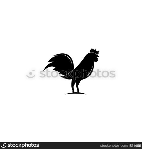 Rooster Logo Template vector illustration