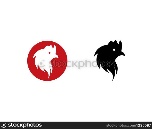 Rooster vector icon illustration design