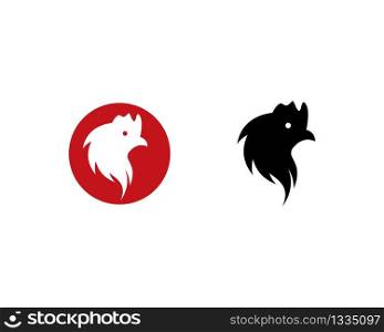 Rooster vector icon illustration design
