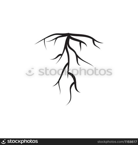 Root icon design template vecor isolated illustration