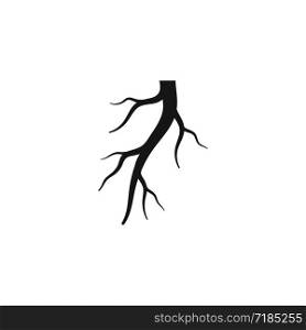 Root vector illustration template design