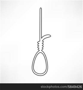 Rope noose with hangman&amp;#39;s knot
