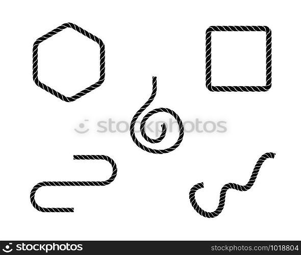 rope vector icon illustration design template