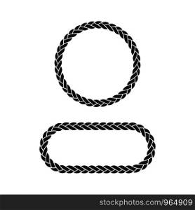 rope vector illustration design template