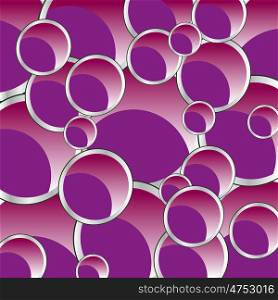 Rose balls background. Colorful decorative background from rose circle.Vector illustration