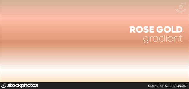 Rose gold gradient texture background for the wallpaper, web banner, flyer, poster or brochure cover. Vector illustration.. Rose gold gradient texture background for the wallpaper, web banner, flyer, poster or brochure cover. Vector illustration