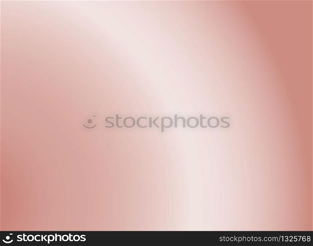 Rose gold metal foil abstract background with soft shiny space texture for christmas and valentine. vector illustration