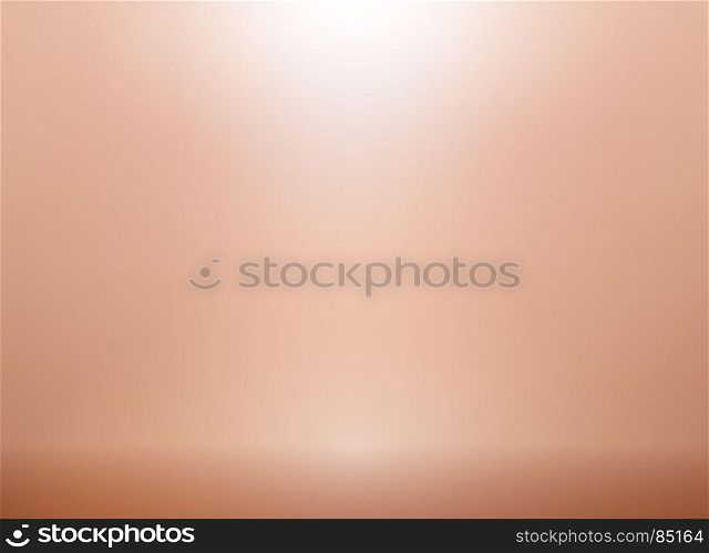 Rose gold vector background with lighting. Metallic pink gold backdrop for elegant wedding invitation. Romantic wallpaper or banner template