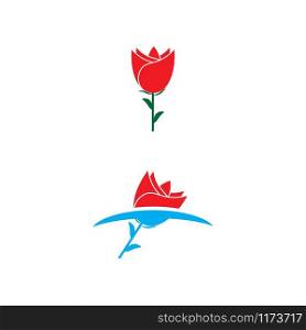 Roses icon Vector Illustration design Logo template
