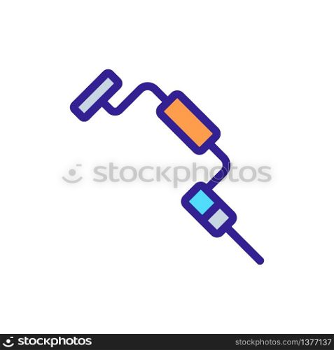 rotary device icon vector. rotary device sign. color symbol illustration. rotary device icon vector outline illustration