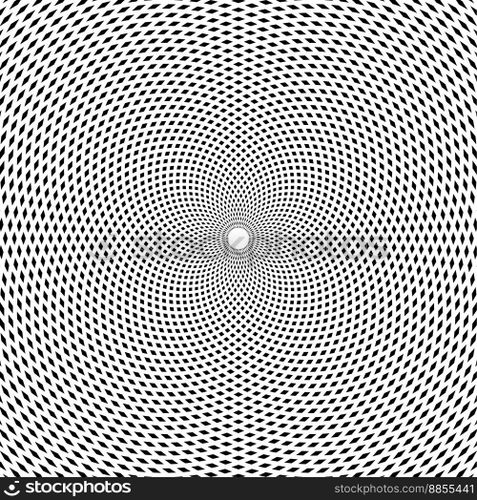 Rotation pattern vector image