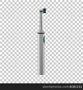 Rotation toothbrush icon. Realistic illustration of rotation toothbrush vector icon for on transparent background. Rotation toothbrush icon, realistic style