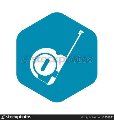 Roulette construction icon in simple style isolated on white background. Roulette construction icon, simple style