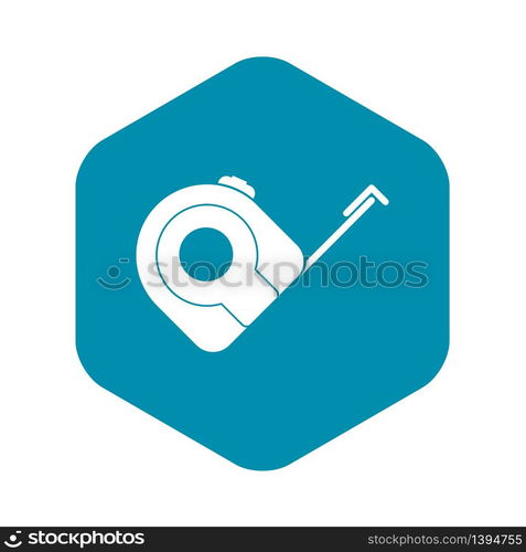 Roulette construction tool icon. Simple illustration of roulette construction tool vector icon for web. Roulette construction tool icon, simple style