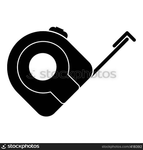 Roulette construction tool icon. Simple illustration of roulette construction tool vector icon for web. Roulette construction tool icon, simple style