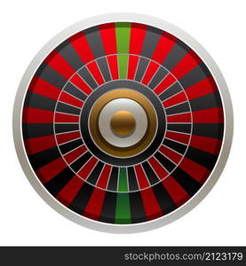 Roulette spin icon cartoon vector. Win game. Casino fortune. Roulette spin icon cartoon vector. Win game