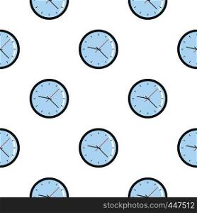 Round analog clock face pattern seamless for any design vector illustration. Round analog clock face pattern seamless