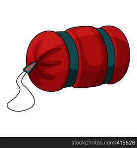Round bag icon. Cartoon illustration of round bag vector icon for web. Round bag icon, cartoon style