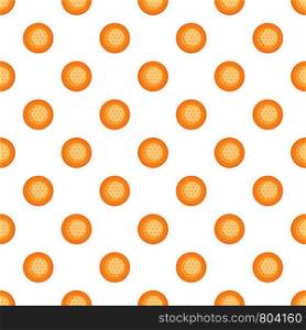 Round biscuit pattern seamless vector repeat for any web design. Round biscuit pattern seamless vector