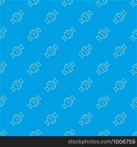 Round candy pattern vector seamless blue repeat for any use. Round candy pattern vector seamless blue