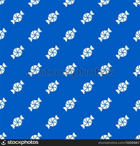 Round candy pattern vector seamless blue repeat for any use. Round candy pattern vector seamless blue