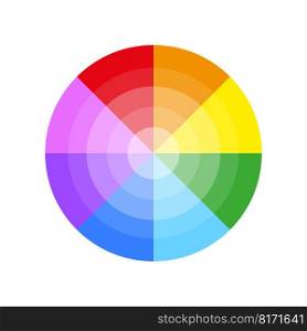 round color palette. Gradient color. Vector illustration. EPS 10.. round color palette. Gradient color. Vector illustration.