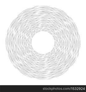 Round frame of pencil strokes and stripes. Vector element for greeting cards, invitation cards and your creativity. Round frame of pencil strokes and stripes.