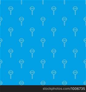 Round lollipop pattern vector seamless blue repeat for any use. Round lollipop pattern vector seamless blue