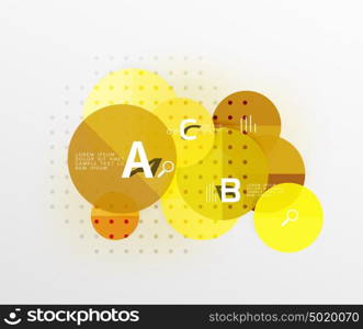 Round modern circle option infographic diagram. Round modern circle option infographic diagram. Vector template background for workflow layout, diagram, number options or web design