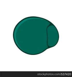 Round mouse pad modern device mat vector icon top view. Gamer equipment desktop isolated illustration