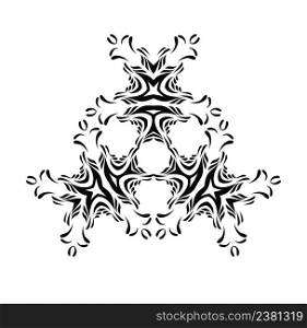 Round ornament pattern. Geometric ornament made in vector.. Oriental vector pattern