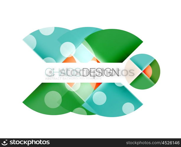 Round shape elements composition. Abstract background. Round shape elements composition. Abstract vector background